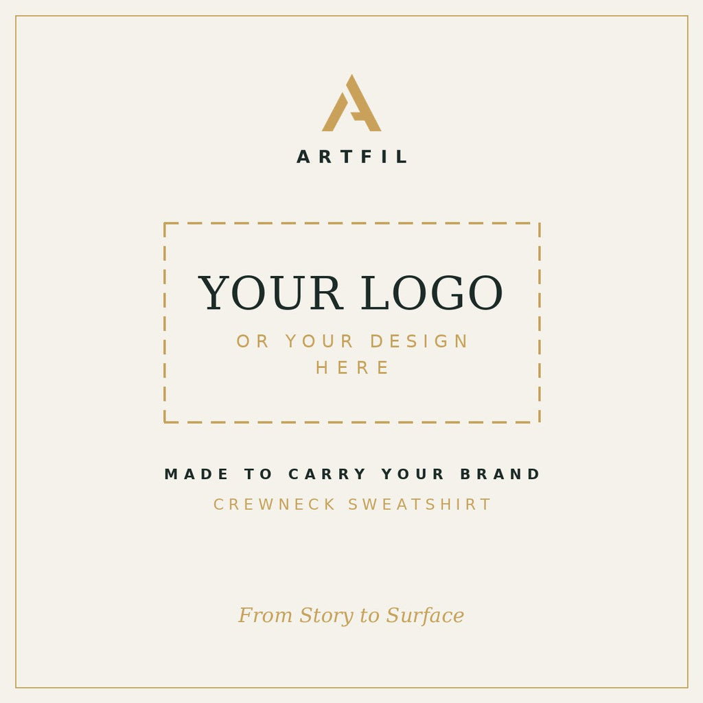 Customize with your own logo or design — ARTFIL Crewneck