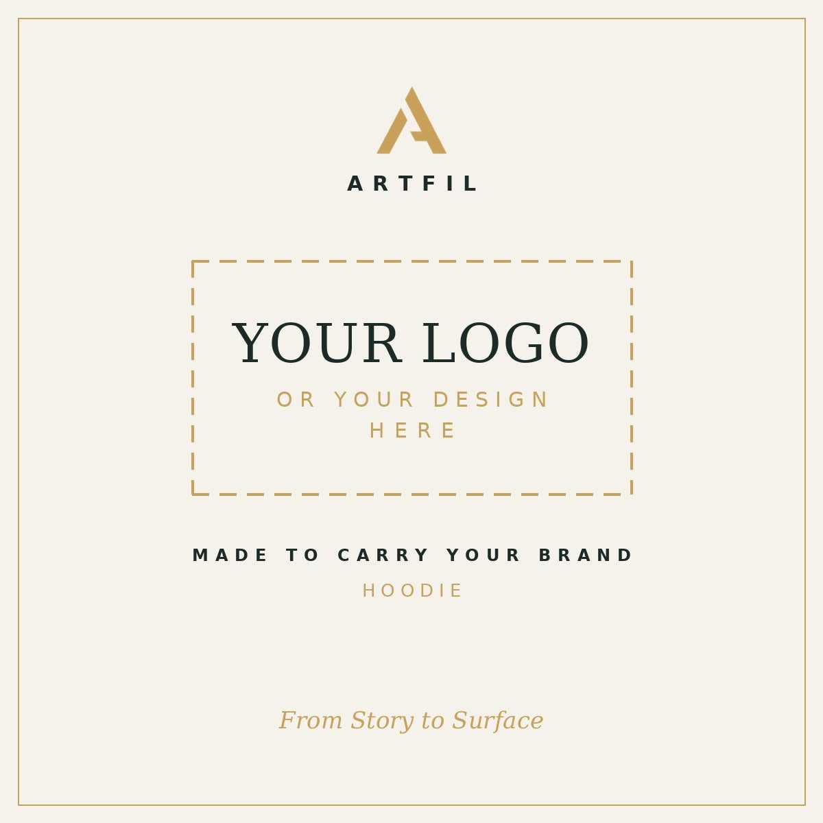 Customize with your own logo or design — ARTFIL Hoodie