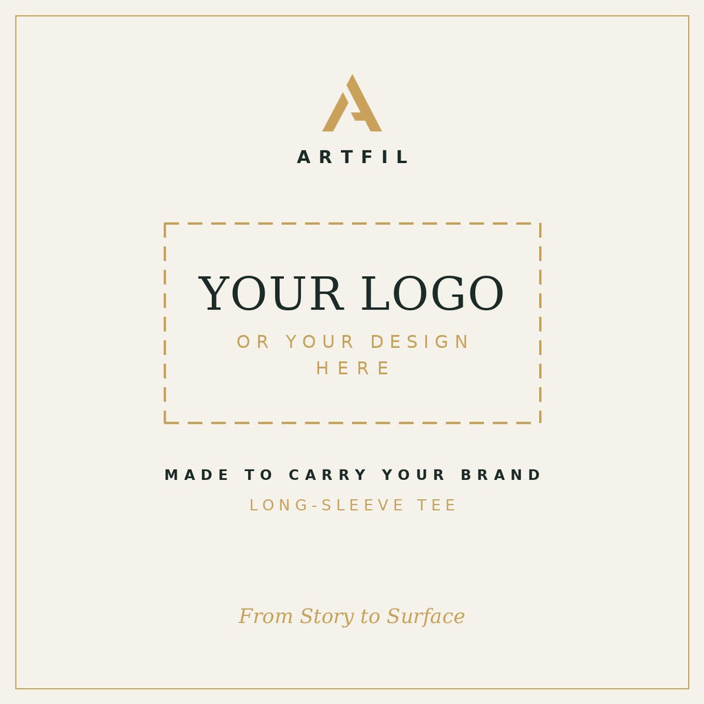 Customize with your own logo or design — ARTFIL Long-Sleeve Tee