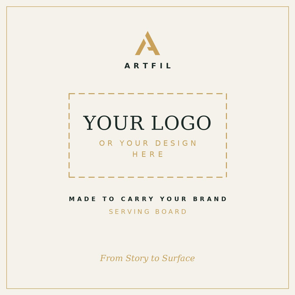Customize with your own logo or design — ARTFIL Serving & Cutting Board