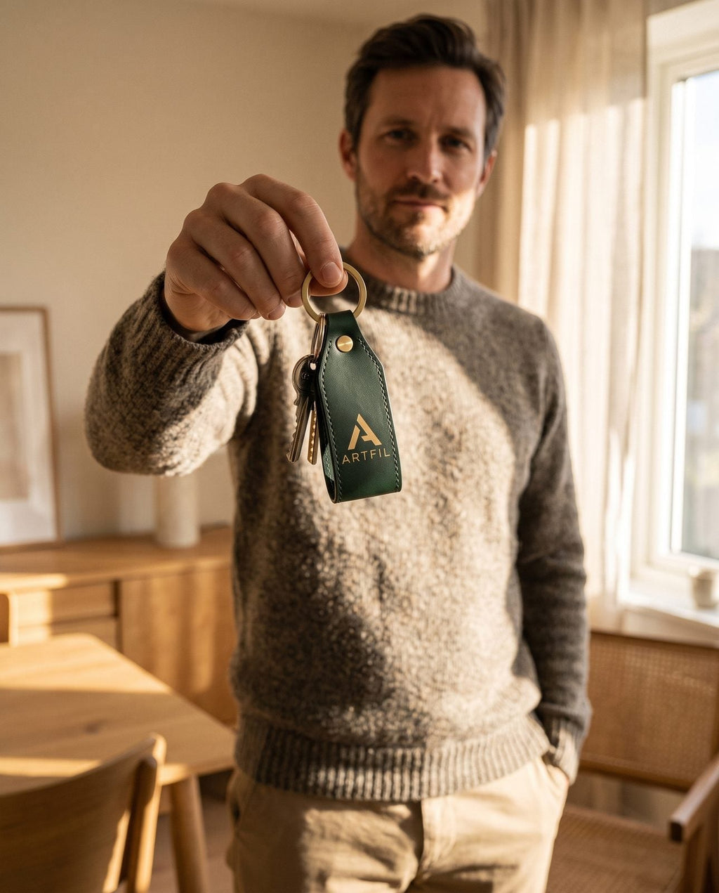 ARTFIL Leather Keychain